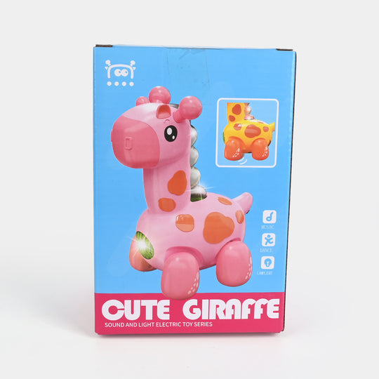 Cute Electric Giraffe with Light & Music Toy