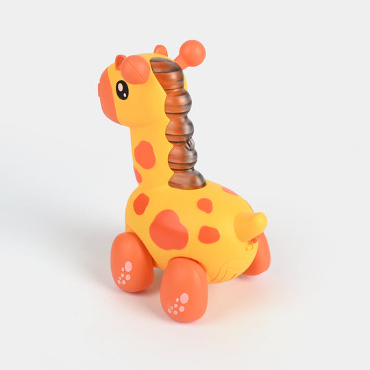 Cute Electric Giraffe with Light & Music Toy