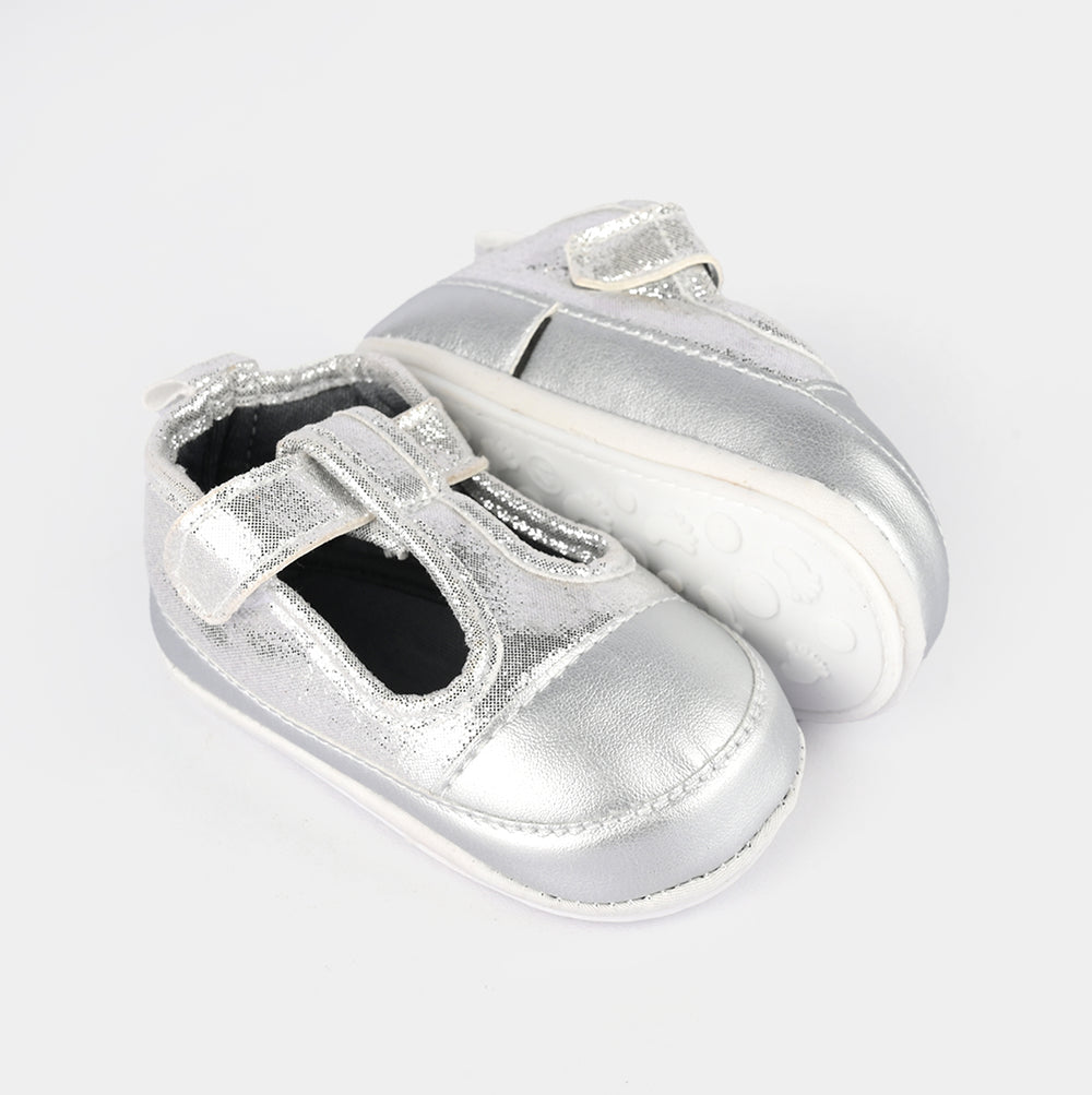 Girls Shoes 222-17-SILVER
