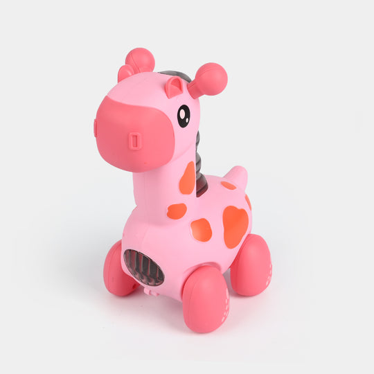 Cute Electric Giraffe with Light & Music Toy