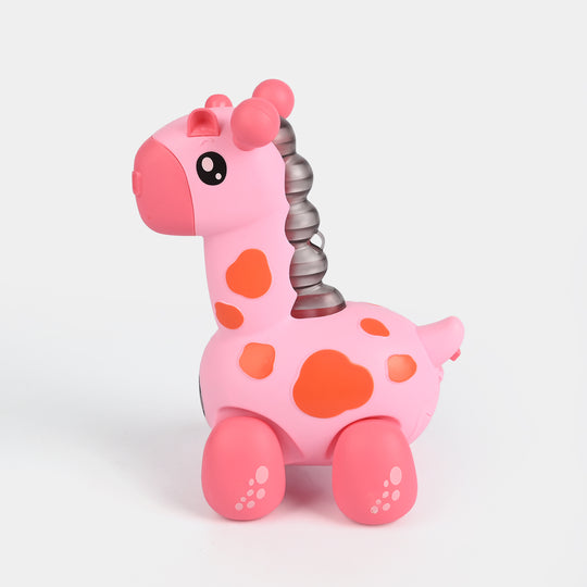 Cute Electric Giraffe with Light & Music Toy