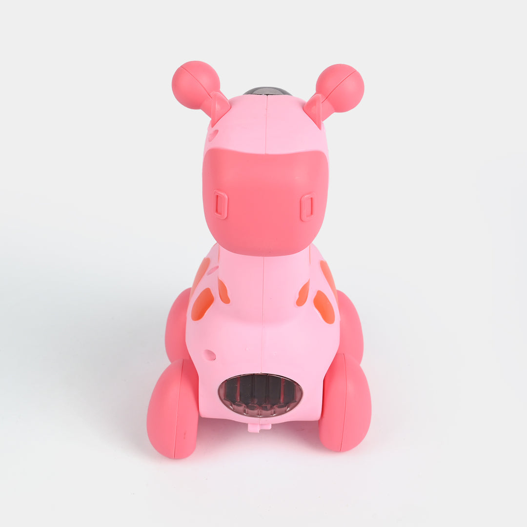 Cute Electric Giraffe with Light & Music Toy