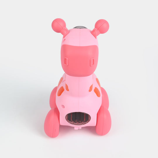Cute Electric Giraffe with Light & Music Toy