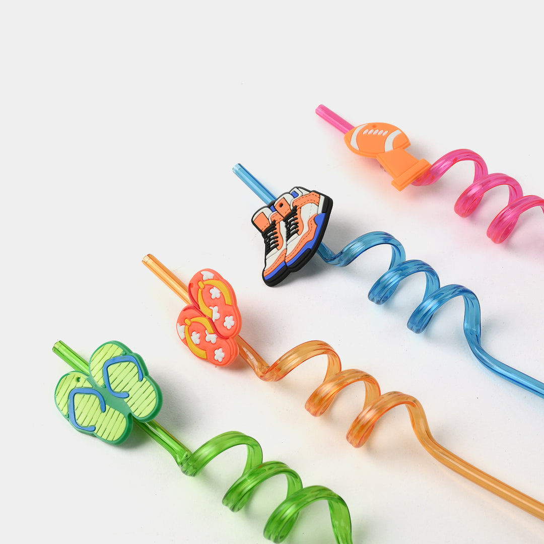 Spiral Fancy Straw 3D 4Pcs