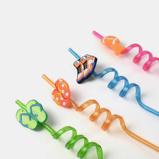 Spiral Fancy Straw 3D 4Pcs