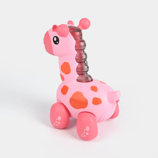 Cute Electric Giraffe with Light & Music Toy