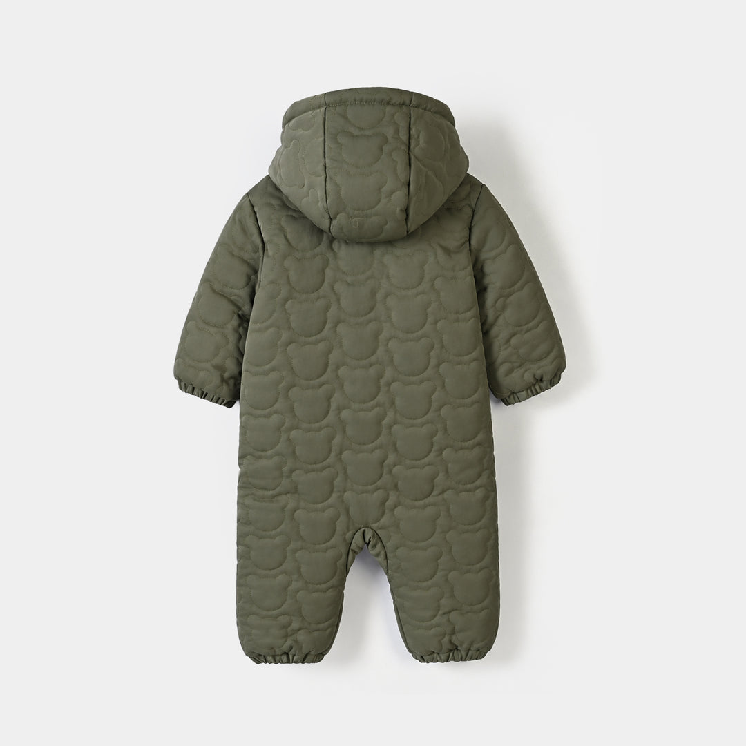 Infant Girls Polyester Puffer Romper Character