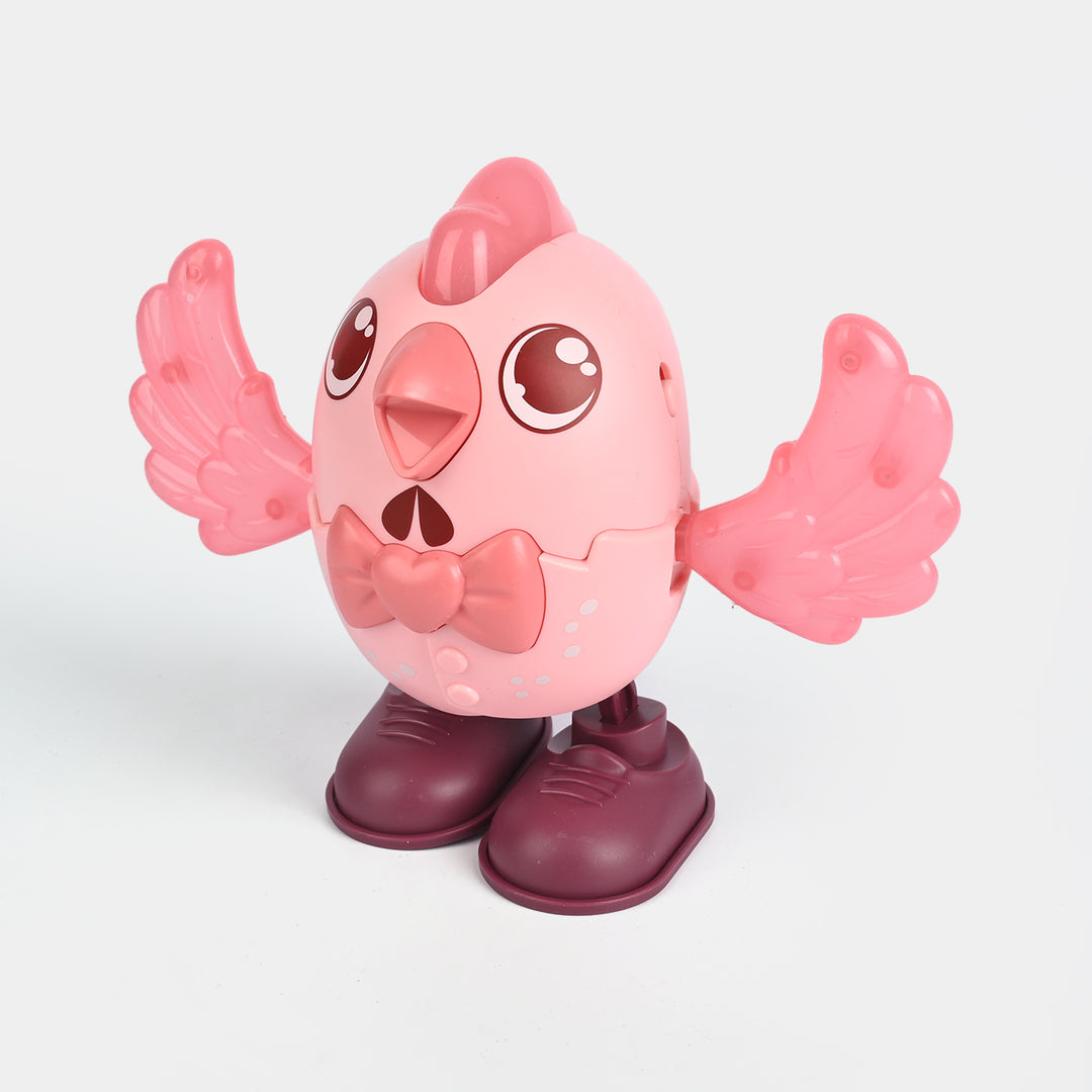 Electric Swing Chicken with Light & Musical Toy