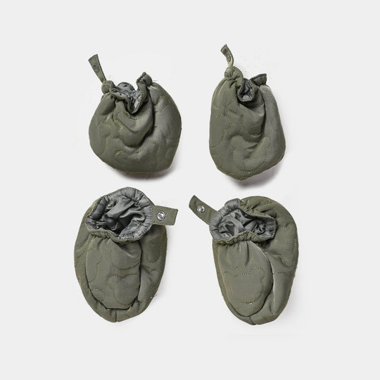 Infant Girls Polyester Puffer Romper Character
