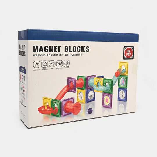 Magnet Blocks – Creative Marble Run Set for Kids