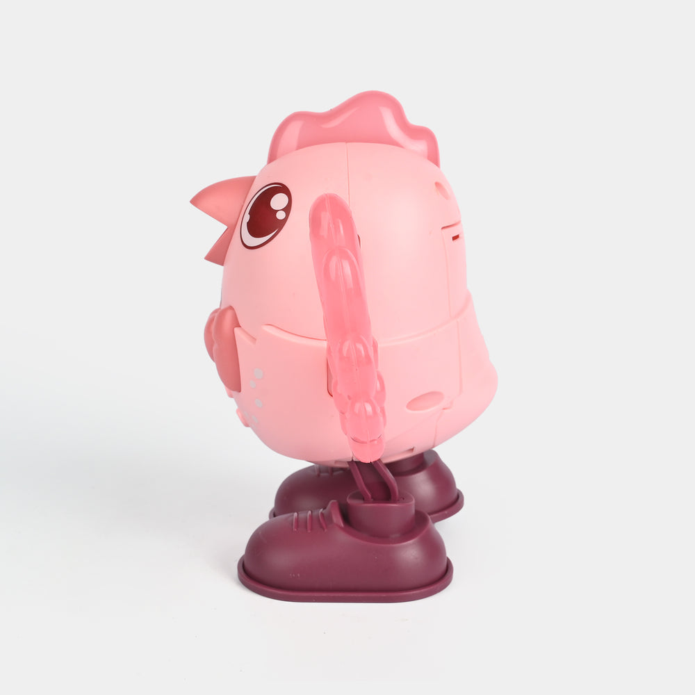 Electric Swing Chicken with Light & Musical Toy