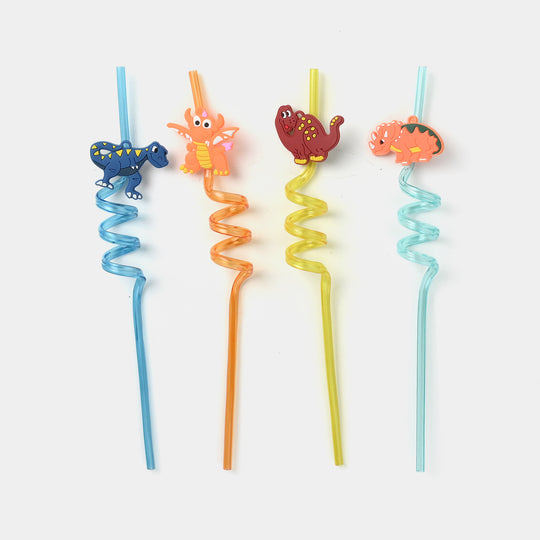 4 Curly Straws – Fun, Stylish & Reusable