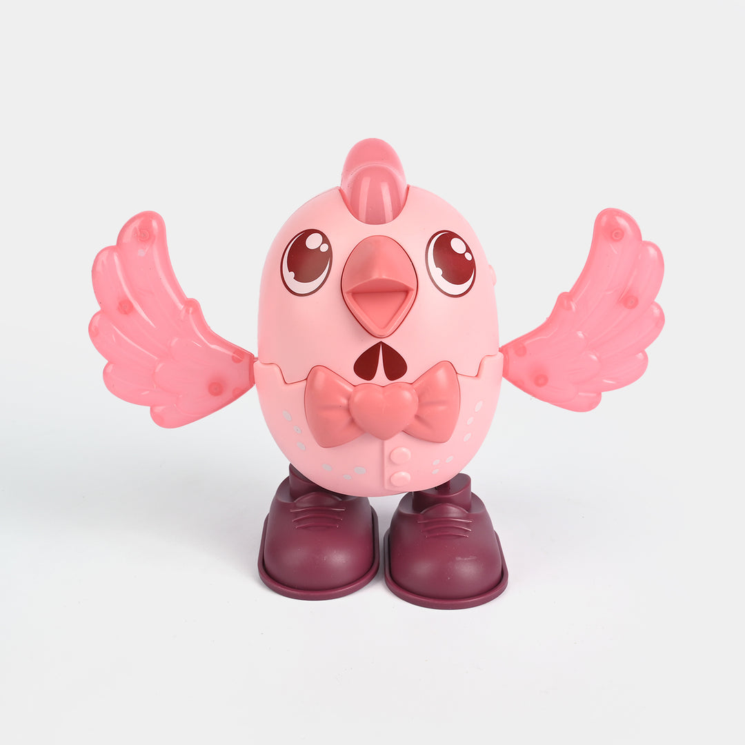Electric Swing Chicken with Light & Musical Toy