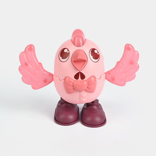 Electric Swing Chicken with Light & Musical Toy