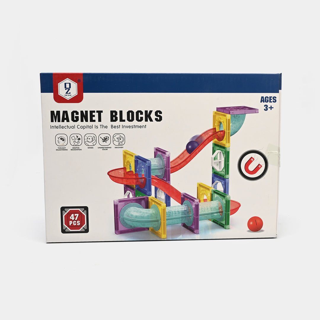 Magnet Blocks – Creative Marble Run Set for Kids