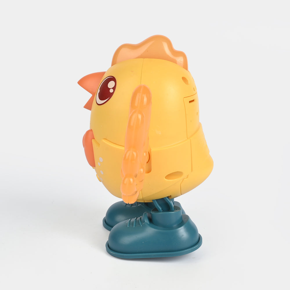 Electric Swing Chicken with Light & Musical Toy