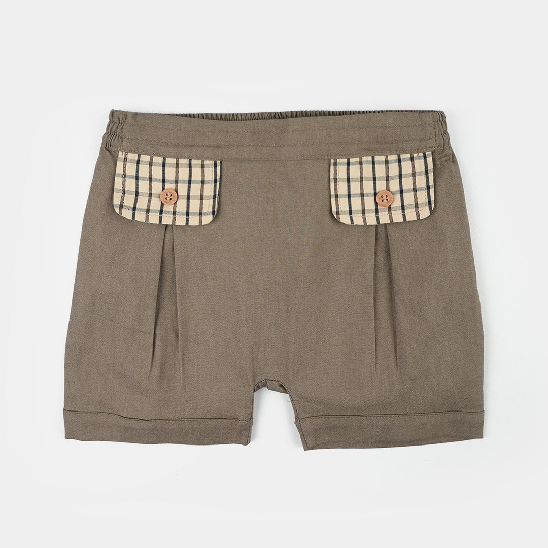 Infant Boys Jersey/Terry 2Pc Suit 294-017 E-C-BEIGE