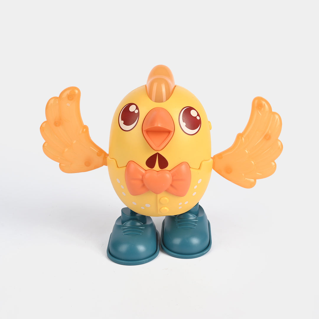 Electric Swing Chicken with Light & Musical Toy