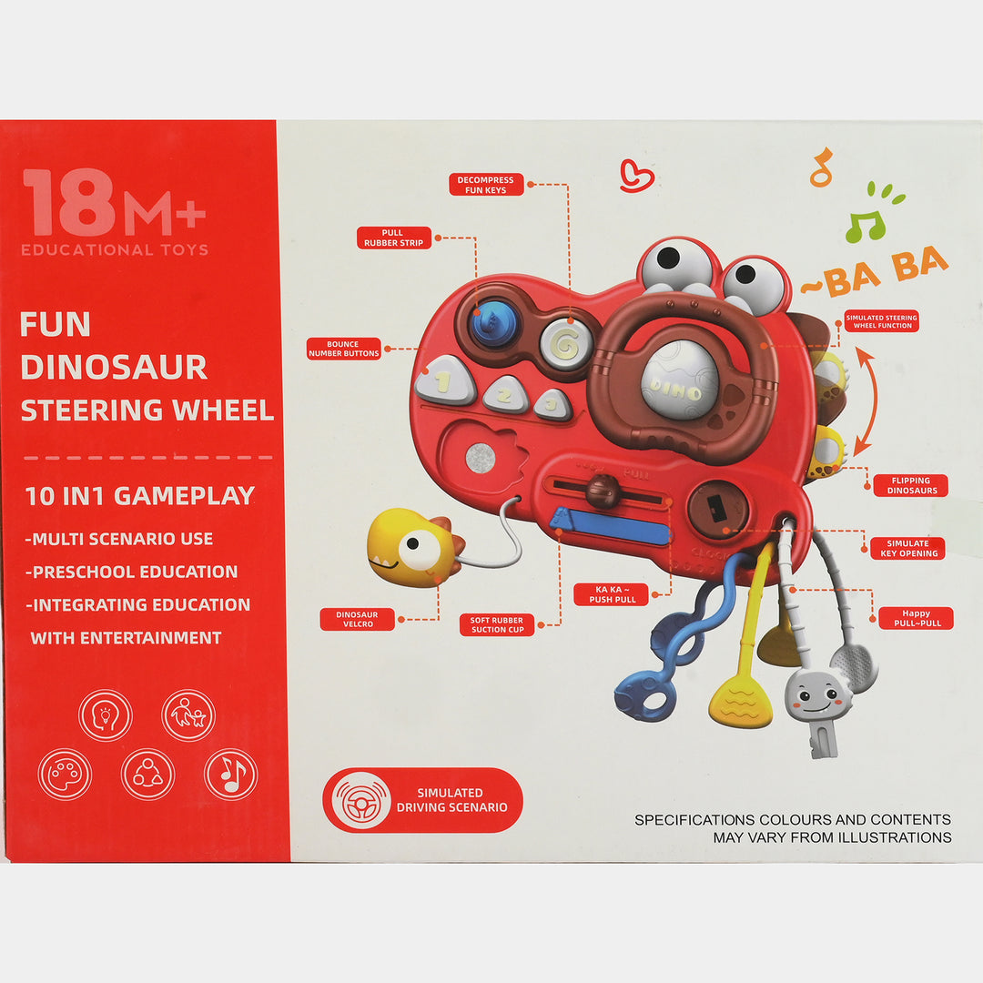 Electronic Fun Dinosaur Multifunctional Steering Wheel