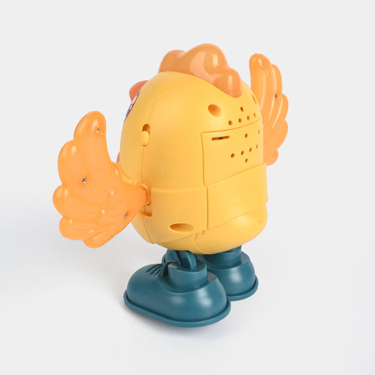 Electric Swing Chicken with Light & Musical Toy