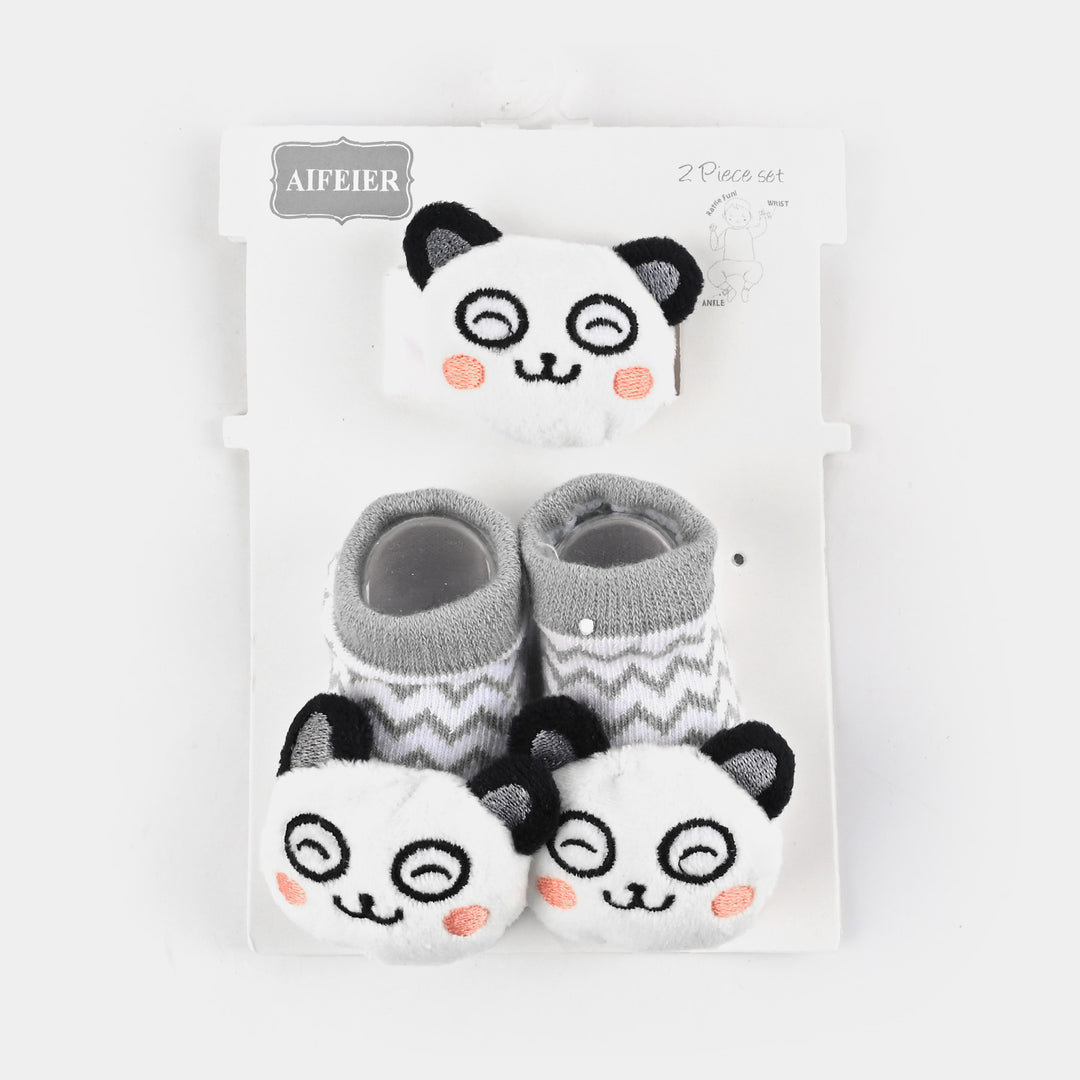 Baby Socks With Wrist Band | 0-9M