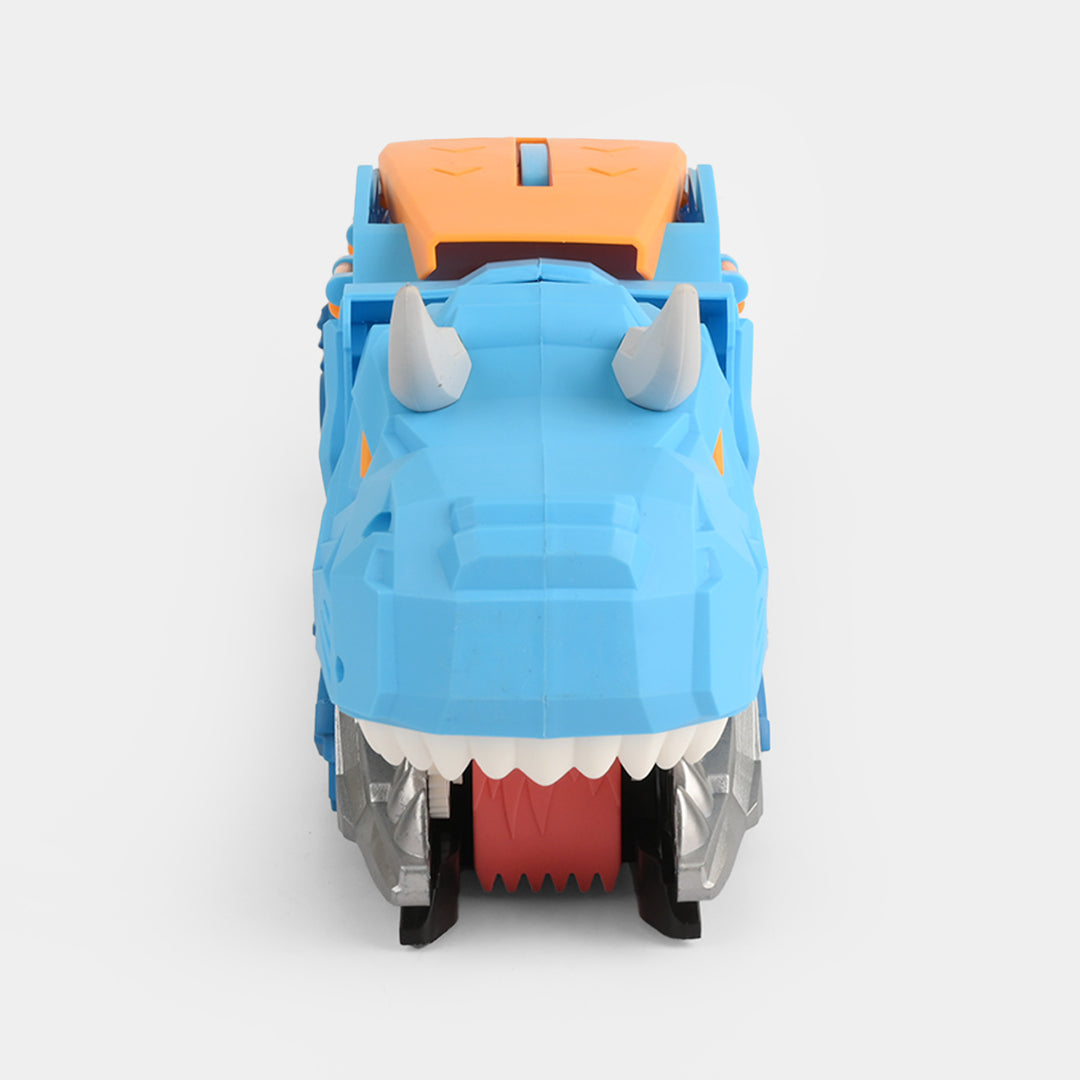2-in-1 Dinosaur Hauler Truck For Kids