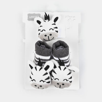 Baby Socks With Wrist Band | 0-9M