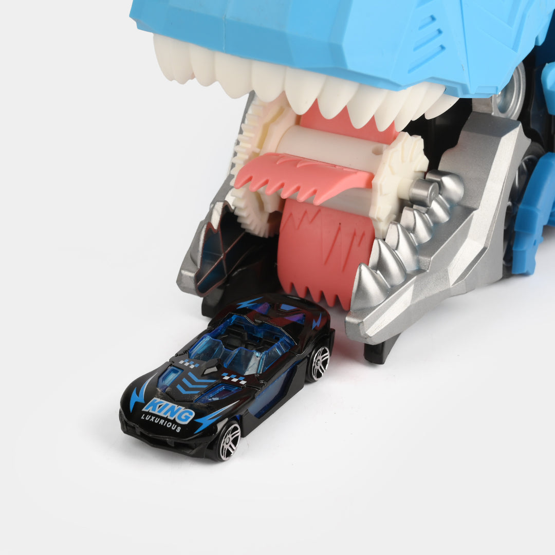 2-in-1 Dinosaur Hauler Truck For Kids