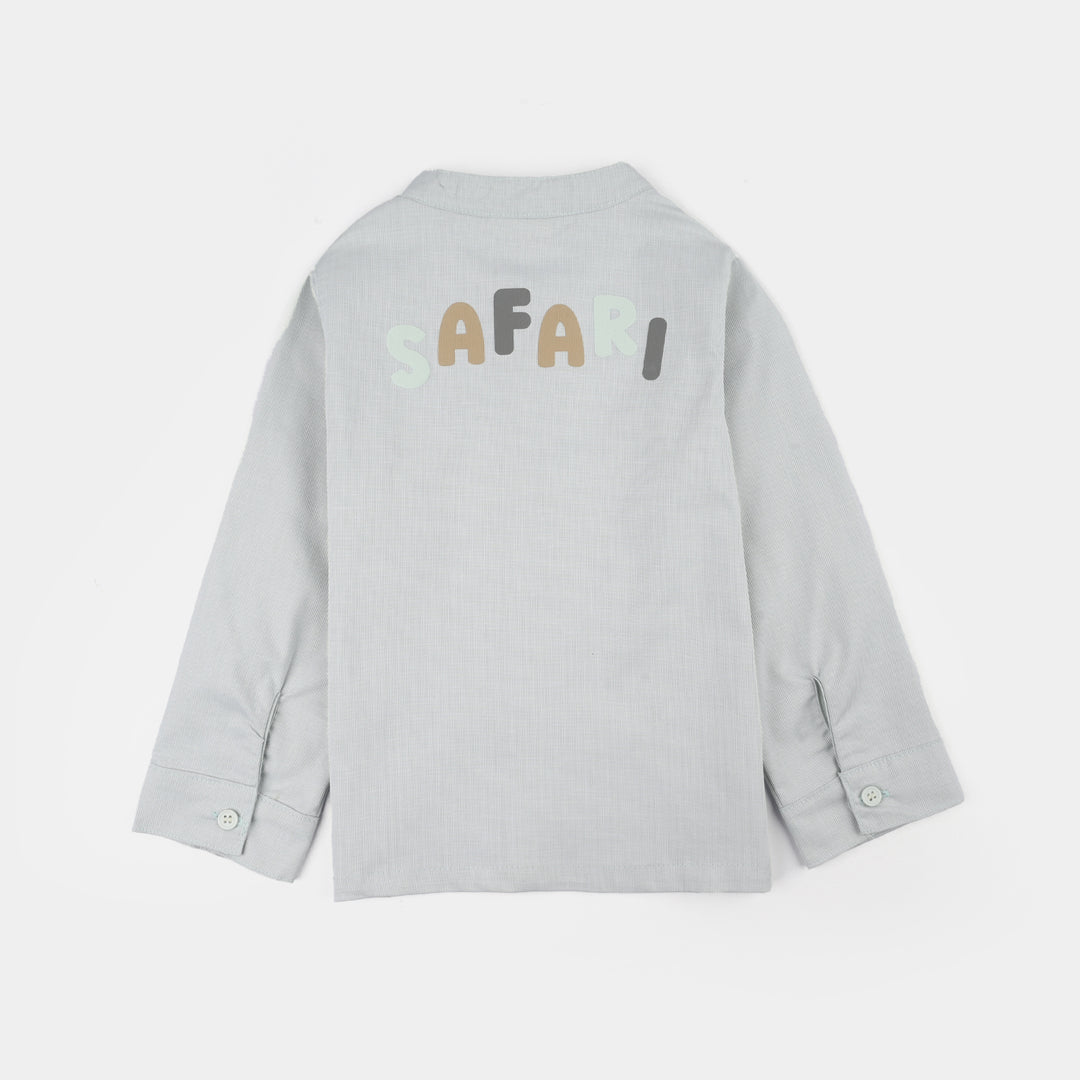 Infant Boys Jersey/Terry 2Pc Suit 294-004-GREEN