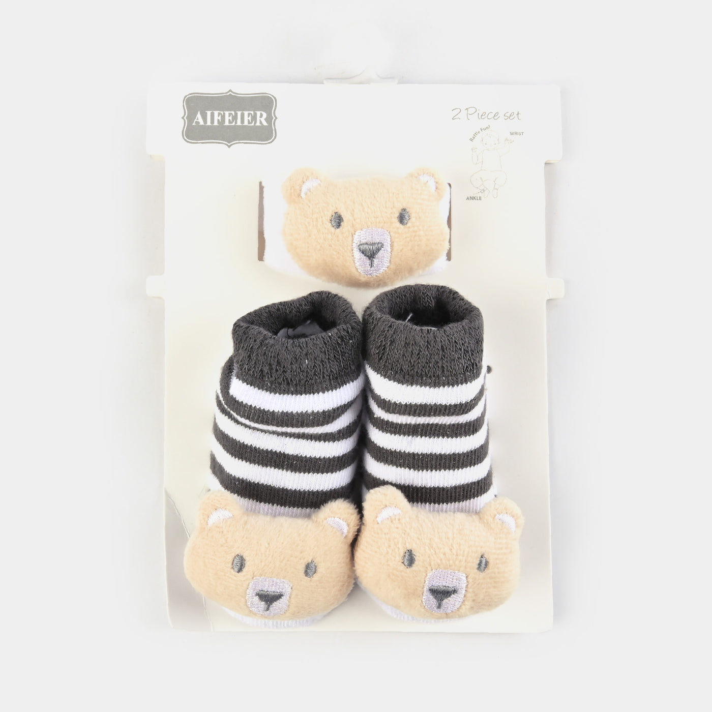 Baby Socks With Wrist Band | 0-9M