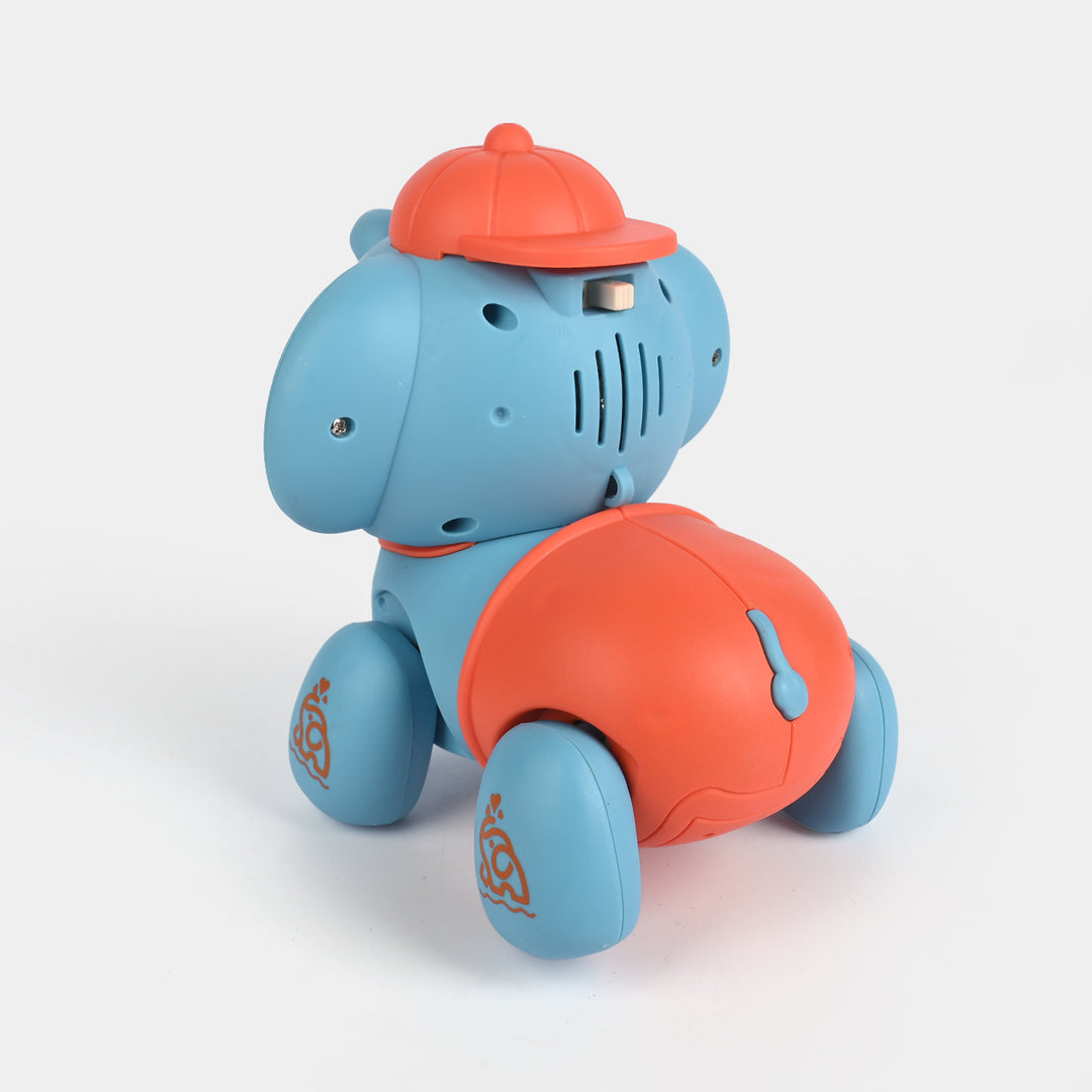 Cute Electric Elephant with Light & Music Toy