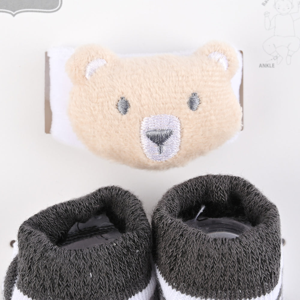 Baby Socks With Wrist Band | 0-9M