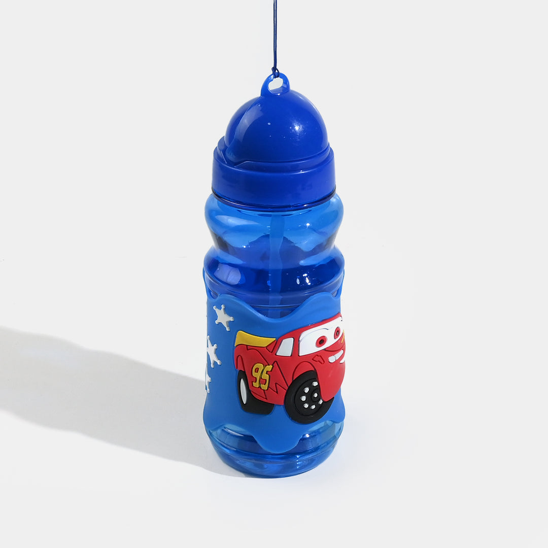 Kids Plastic Water Bottle with Carrying Strap