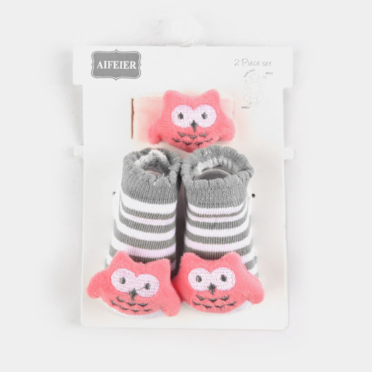 Baby Socks With Wrist Band | 0-9M