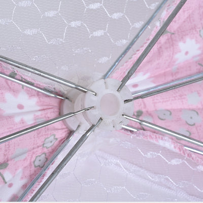 Mosquito Net In Fabric | Dark Pink