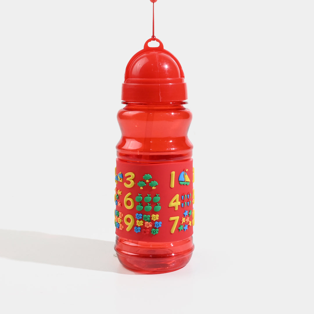 Kids Plastic Water Bottle with Carrying Strap