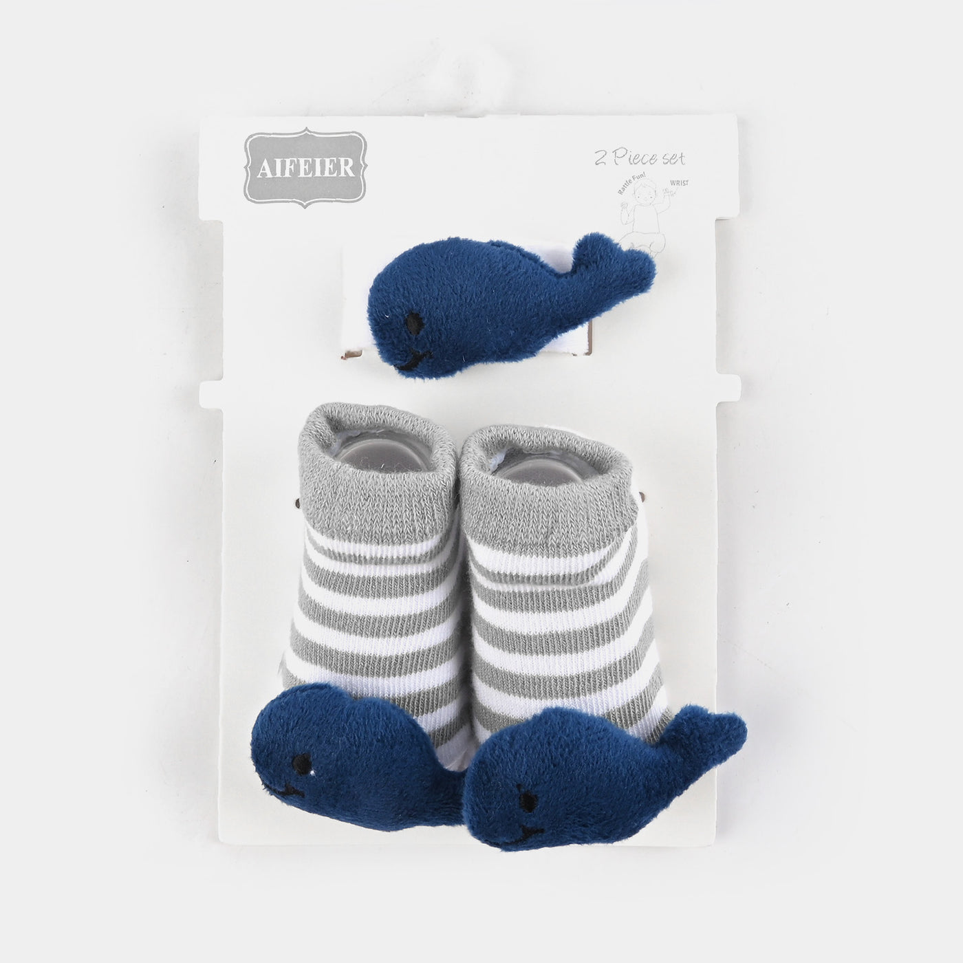 Baby Socks With Wrist Band | 0-9M