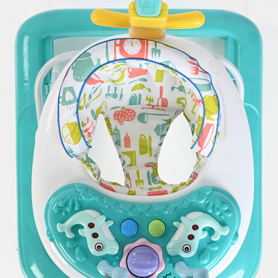 Baby Walker + Rocker 2in1 619 Sea Green