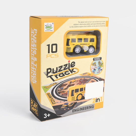2 In 1 Puzzle Track Engineering Toy