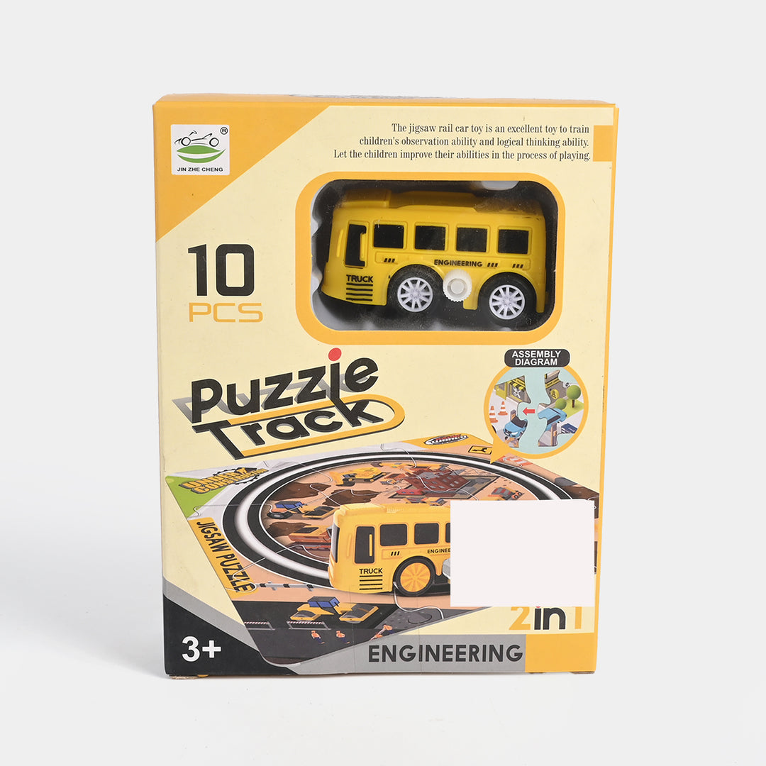 2 In 1 Puzzle Track Engineering Toy