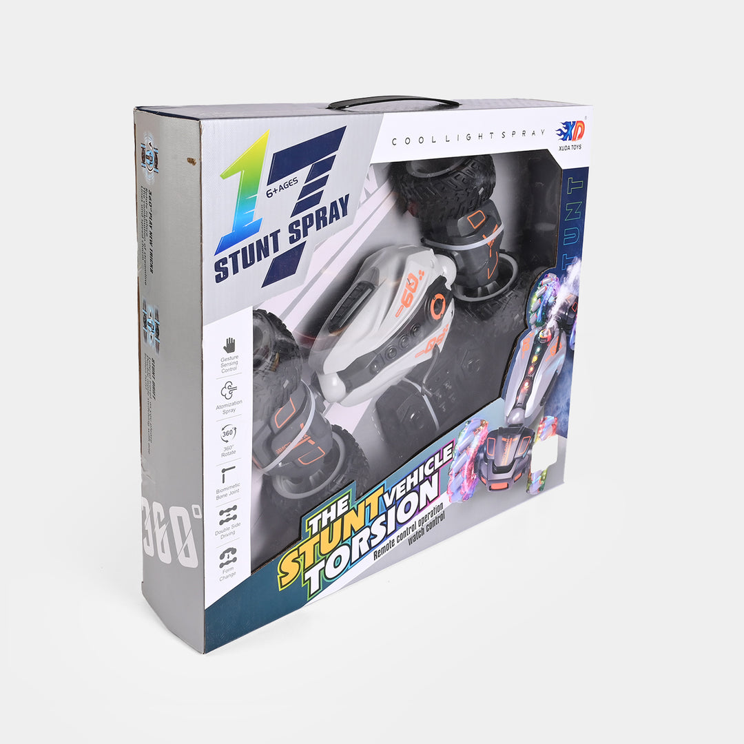 Remote Control Stunt Car with Sound & Spray