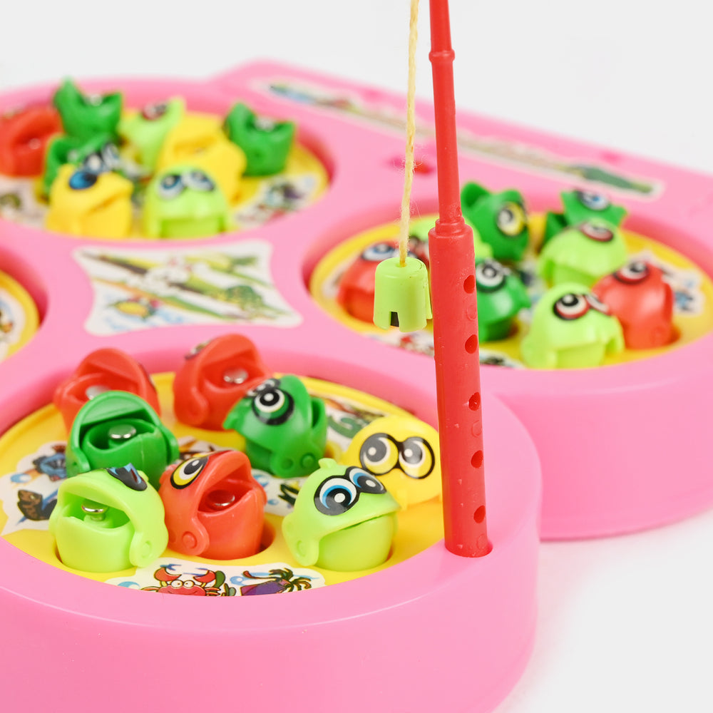Electric Musical Fishing Game Play Set for Kids
