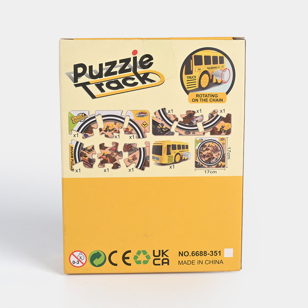 2 In 1 Puzzle Track Engineering Toy