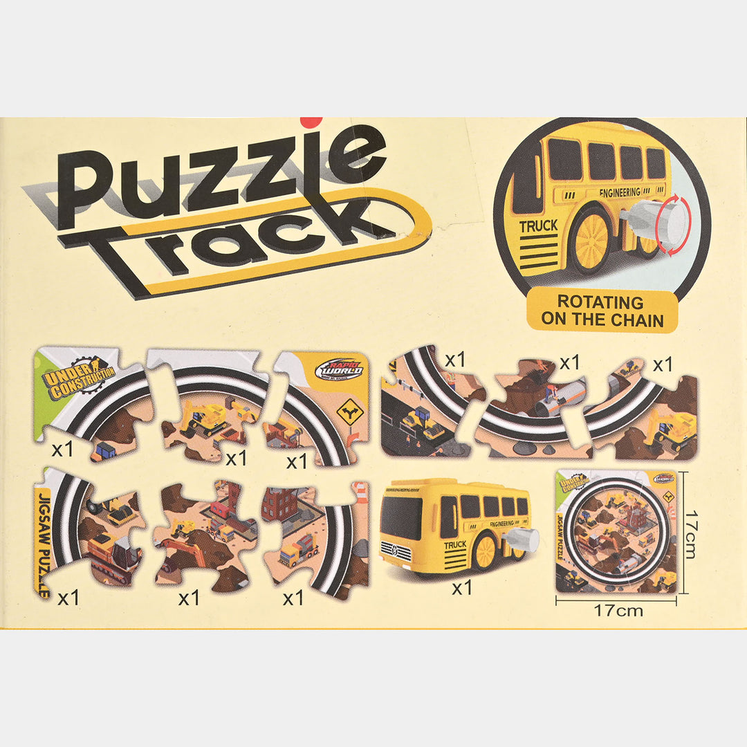 2 In 1 Puzzle Track Engineering Toy