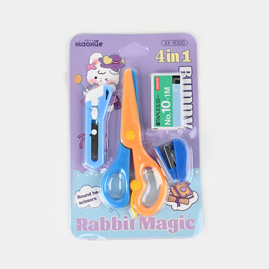 Scissor + Stapler 4 IN 1 Set