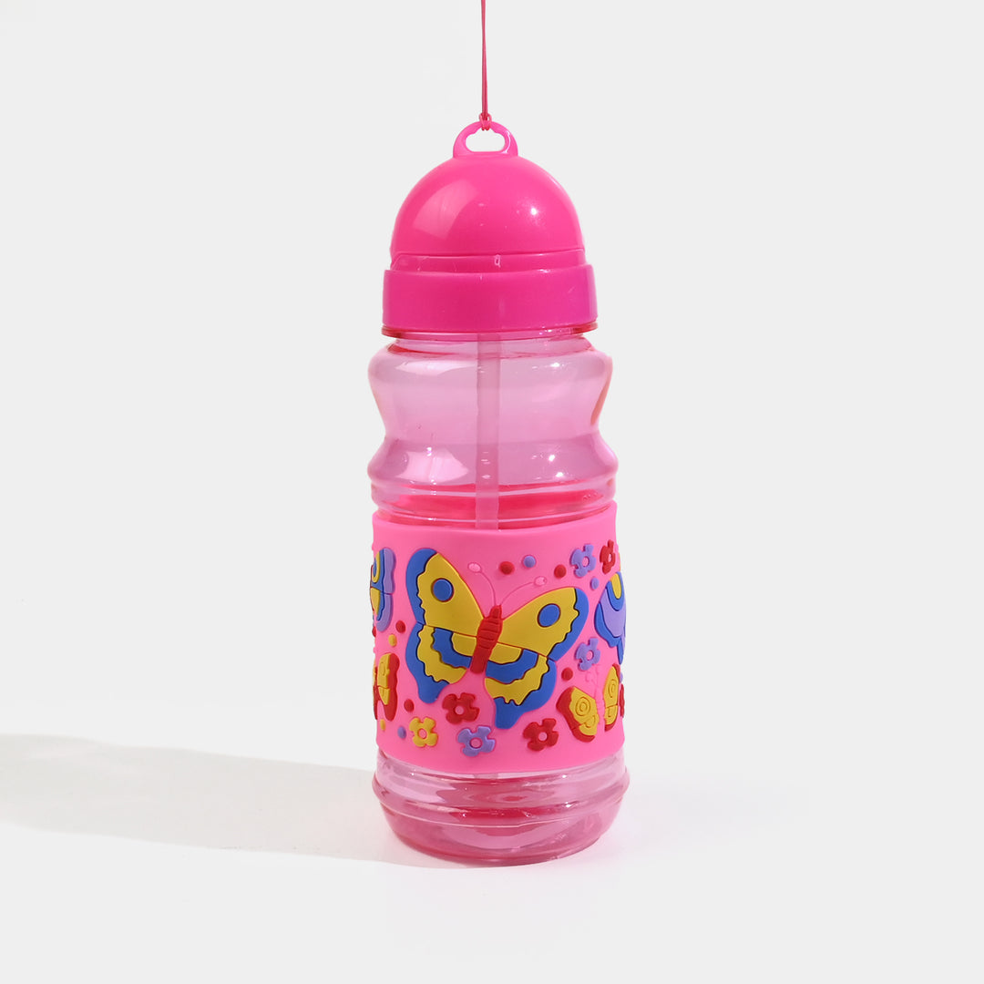 Kids Plastic Water Bottle with Carrying Strap