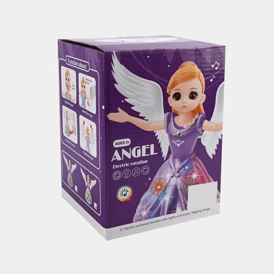 Rotating Doll Universal With Light & Music, Flapping Wings