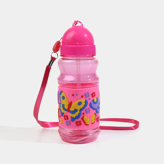 Kids Plastic Water Bottle with Carrying Strap