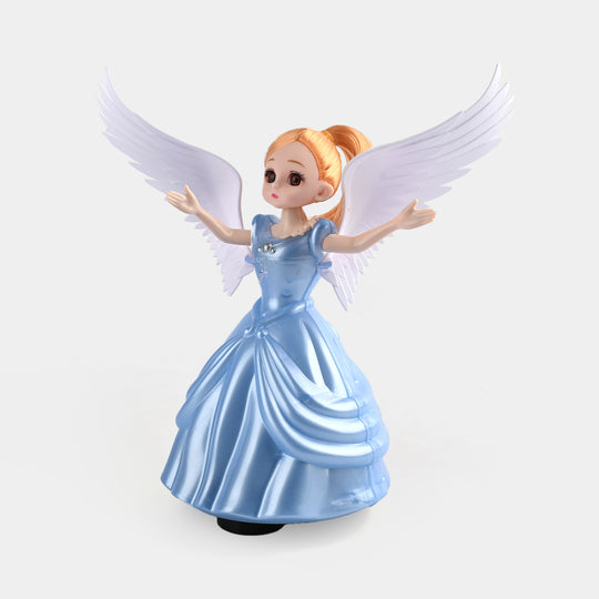 Rotating Doll Universal With Light & Music, Flapping Wings