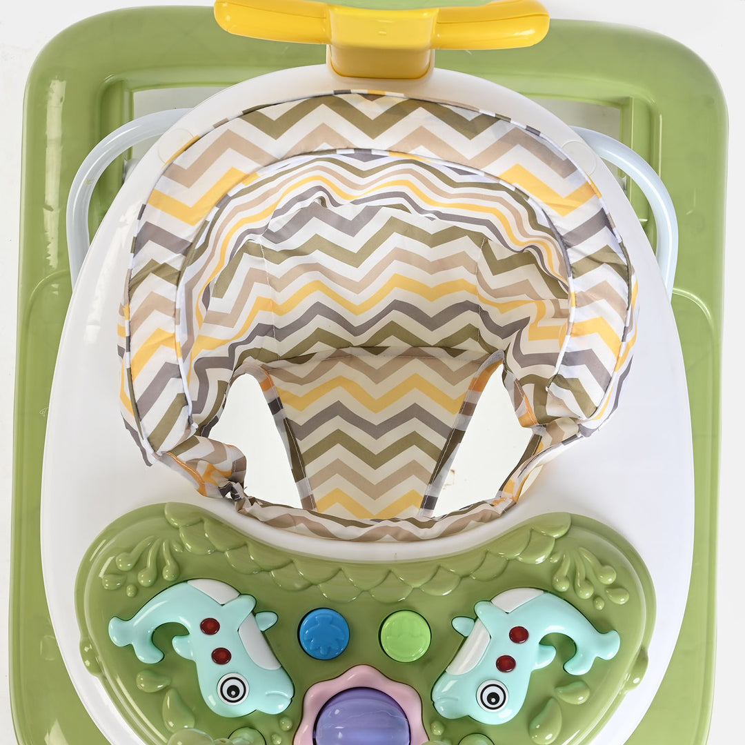 Baby Walker + Rocker 2in1 619 Sea L.Green